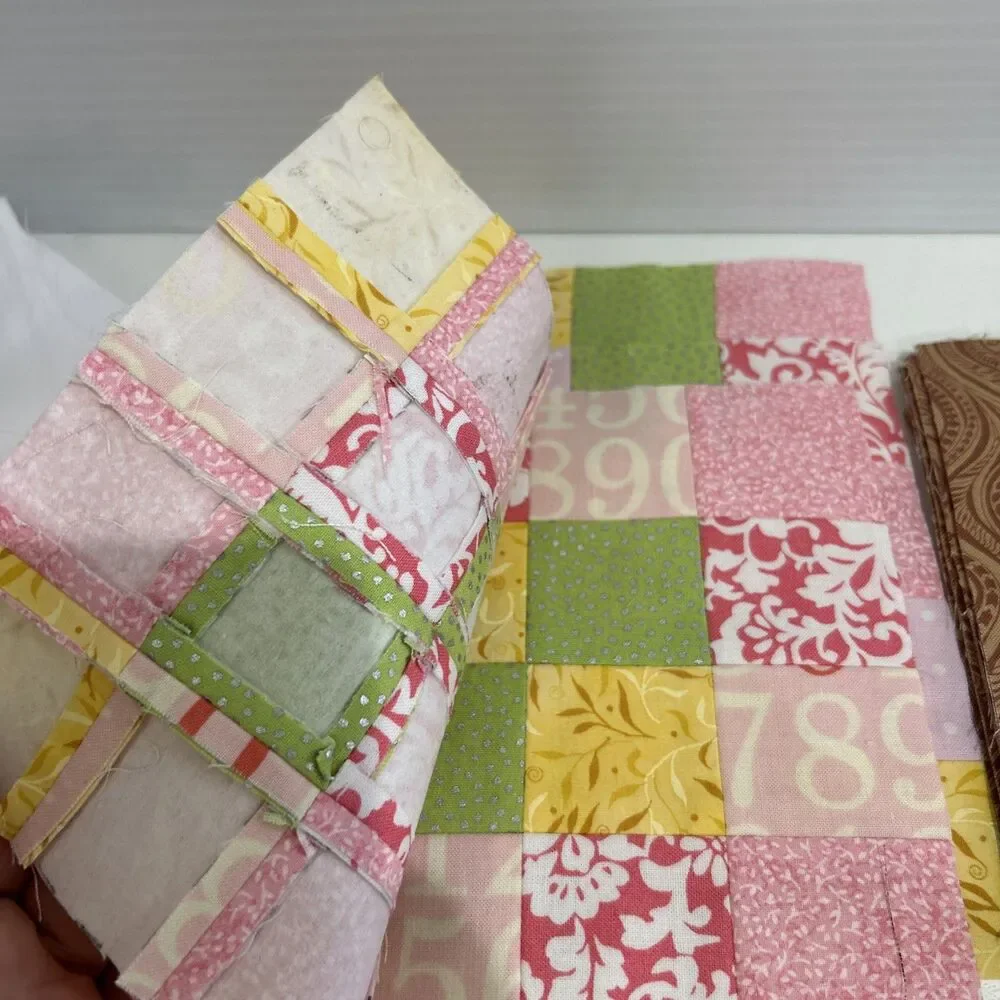 Cotton Quilt Squares & Triangles Pre Cut Fabric Lot 6